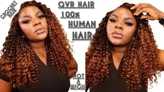 QVR 100% Soft Deep Wave Feather Crochet Extension | Dilias Empire.