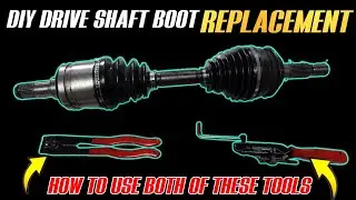 How to replace drive shaft CV boots | How to use CV band tools