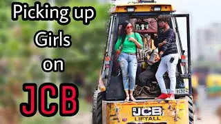 Picking Up Girls on JCB Gone Right |Got Her Number||FunkyTv|