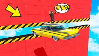 GTA 5: EXTREME TAXI PARKOUR RACE WITH CHOP & BOB
