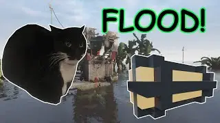 Maxwell The Cat Chases Me DURING A FLOOD in Teardown