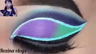 Letest Eyes makeup || eyes makeup for beginners || #Rozinavlogs