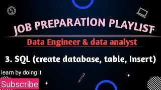 How to CREATE and INSERT INTO Tables in SQL