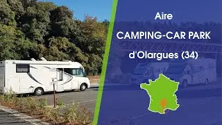 Aire CAMPING-CAR PARK Olargues (34)