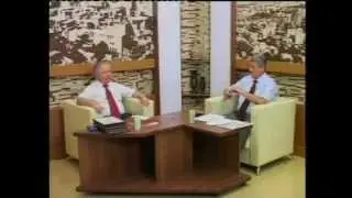 Академик Эмирбег Эмирбеков на передаче 