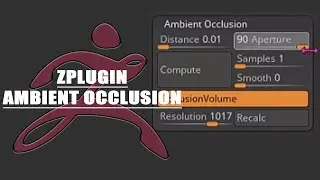 【ZBrush 2022】【memo】ZPLUGIN:ambient occlusion