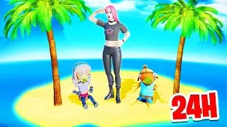 SURVIVRE DANS CETTE ÎLE DÉSERTE SUR FORTNITE ! (au secours)