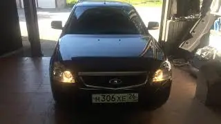 Приора "Установка фар от Приоры 2"