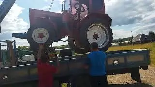 Погрузка  трактора 🚜🚜🚜🚜🚜🚜🚜