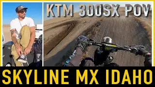 POV Motocross Action – 2023 KTM 300SX at Skyline Park Thursday Practice
