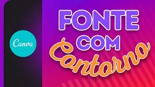 Como Fazer Letra com Contorno e Sombra no 