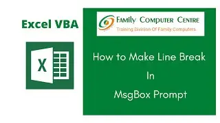 Excel VBA Tutorial | How to Make Line Break In MsgBox Prompt