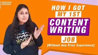 How I got my 1st Content Writing Job [₹25,000 p.m] with NO EXPERIENCE