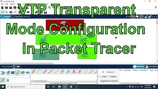 VTP Transparent mode  Configuration in Packet Tracer || Packet Tracer || Tamil || Dinesh Kumar M