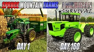 Starting A Cotton & Corn Farm on Spruce Mountain (Part 1) | Farming Simulator 22 Supercut