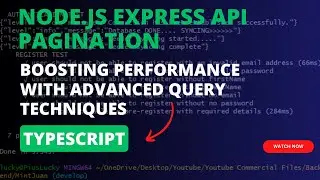 Node.js Express API Pagination with TypeScript: Boosting Performance with Advanced Query Techniques