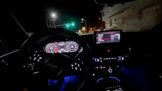 2019 Audi S4 • Ambient Lighting Night Drive