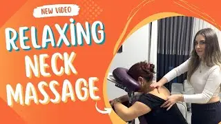 ASMR LADY GAMZE MASSAGE I  RELAXİNG NECK MASSAGE