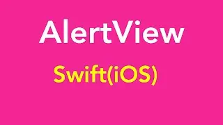 01-AlertView | UIAlertController | iOS | Swift Programming Language| iOS Apps Development | iPad