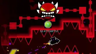 BLOODBATH 0-100% new practice PB 53!!! (165hertz)-extreme demon