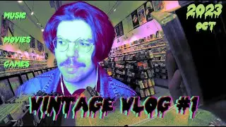 Vintage Vlog #1 Can we find any movies, music or games in Ann Arbor? Retro Hunting.