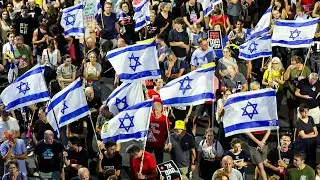 LIVE: Protesters in Tel Aviv Demand Deal With Hamas After Hostage Deaths