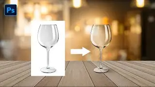 How To Create Transparent Glass Faster in Photoshop!