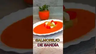 Salmorejo de SANDÍA #salmorejo #fypシ゚viral