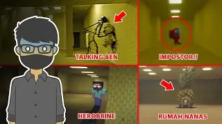 HAL-HAL MENGERIKAN YANG DITEMUKAN DI BACKROOMS | Ada Talking Ben, Among Us, dan Spongebob