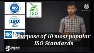 Scope of 10 most popular ISO Standards