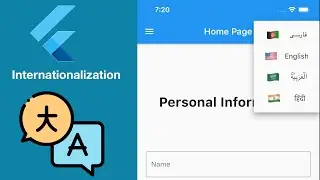Flutter Localization - Internationalization, Persist Language - Part-5
