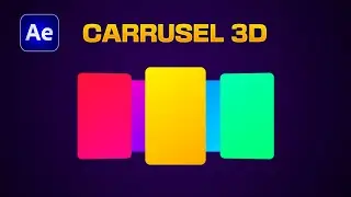 CARROUSEL 3D of Icons, Images, Videos in After Effects