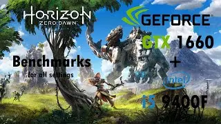 Horizon Zero Dawn | GTX 1660 + i5 9400F | Low vs medium vs Ultra | 1080p60