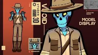 【Vroid】Cartoon Skull Explorer ✨ VTuber Showcase