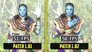 Avatar: Frontiers of Pandora - Patch 1.0.2 VS 1.0.1 - A Nice Performance Increase!