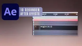 After Effects - Wiggle schnell einrichten in zehn Sekunden.