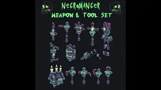 Necromancer Assortment Animated Weapon Pack
