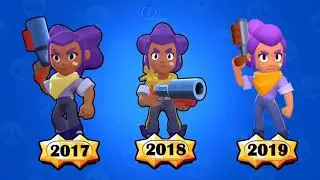 Brawl stars - all brawlers remodels (2017-2021)