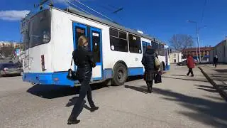 Владимир, маршрут 10: ЗиУ-682Г-016.02, №244 / Vladimir trolleybus, route 10: ZiU-682G-016.02