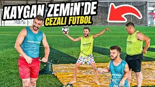 KAYGAN ZEMİNDE CEZALI FUTBOL CHALLENGE OYNADIK!