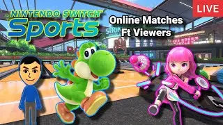 Nintendo Switch Sports Live Stream Online Matches Part 1 Wii Sports to Switch Sports Online!