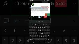 📱How to Find Text in a Cell | COUNTIF in Excel Mobile 