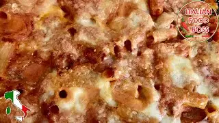 Baked Pasta with Sausages (and mozzarella) - Italian Pasta al Forno!