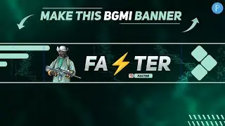 How To Make BGMI Gaming Banner | On Pixellab | How To Make Bgmi Banner 🤯