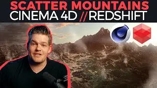 Scattering Mountains : Cinema 4D // Redshift Tutorial