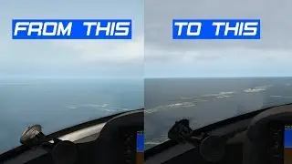 X Plane 11 - How to Reduce Haze Effect - X Plane Beginner Tips