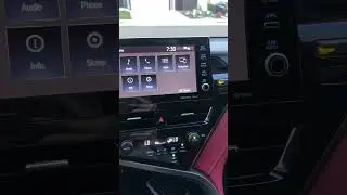 How to change your screen color on your 22/23 Toyota Camry #toyota #howto #shorts #automobile #color