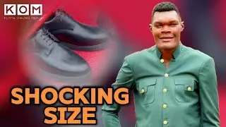 Shocking Shoe Size 😳 Bradley Mtall Goliath Receives New Shoes From BATA Kenya