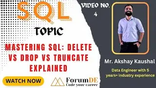 Mastering SQL DELETE vs DROP vs TRUNCATE Explained!