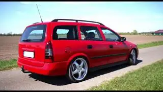 Opel Astra G Caravan 1.6 5 Klang fanfare Dixieland 18 Zoll alu Gewindefahrwerk